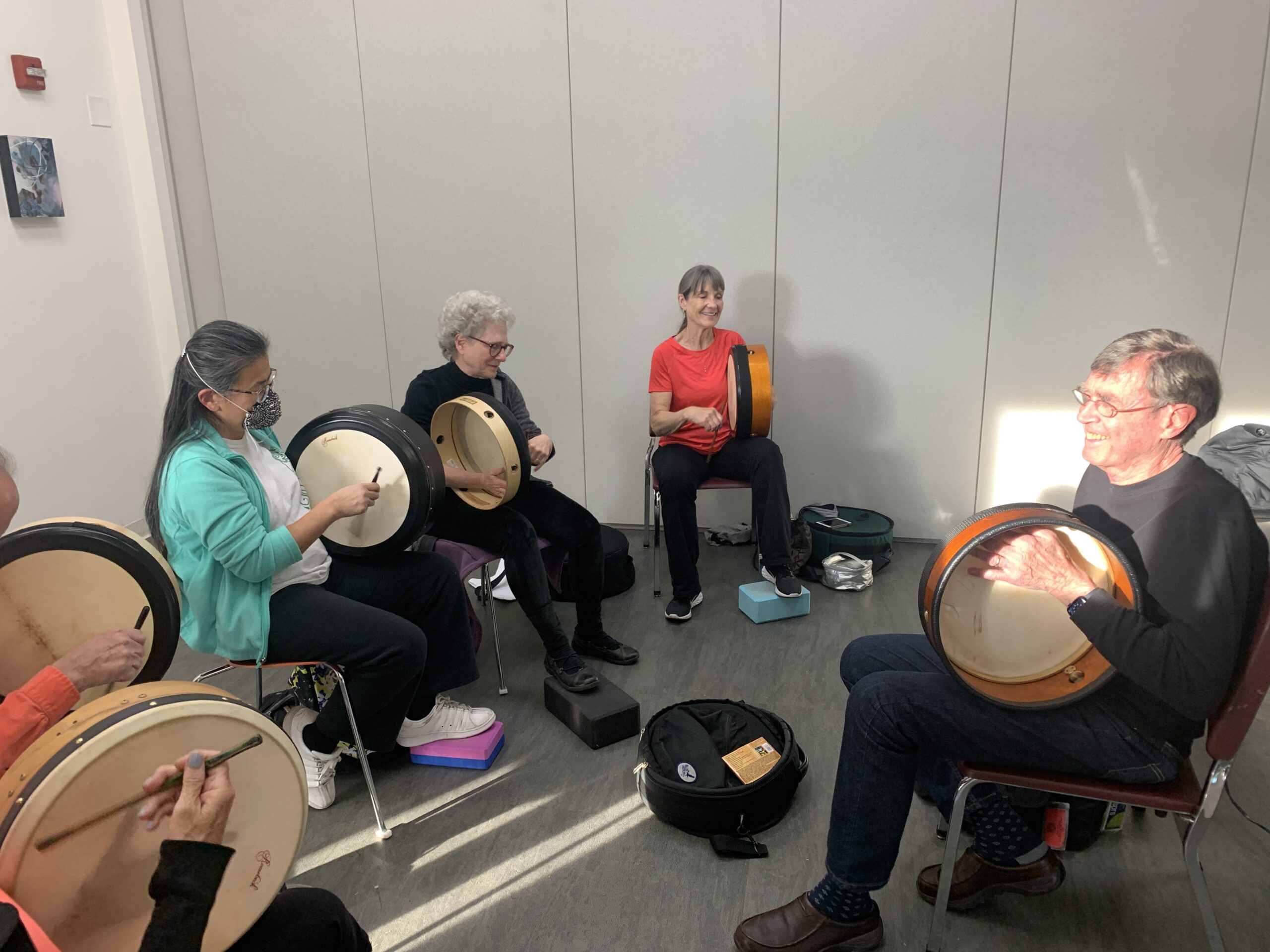 Irish Bodhran class taught by Jesse Winch at Glen Echo Park