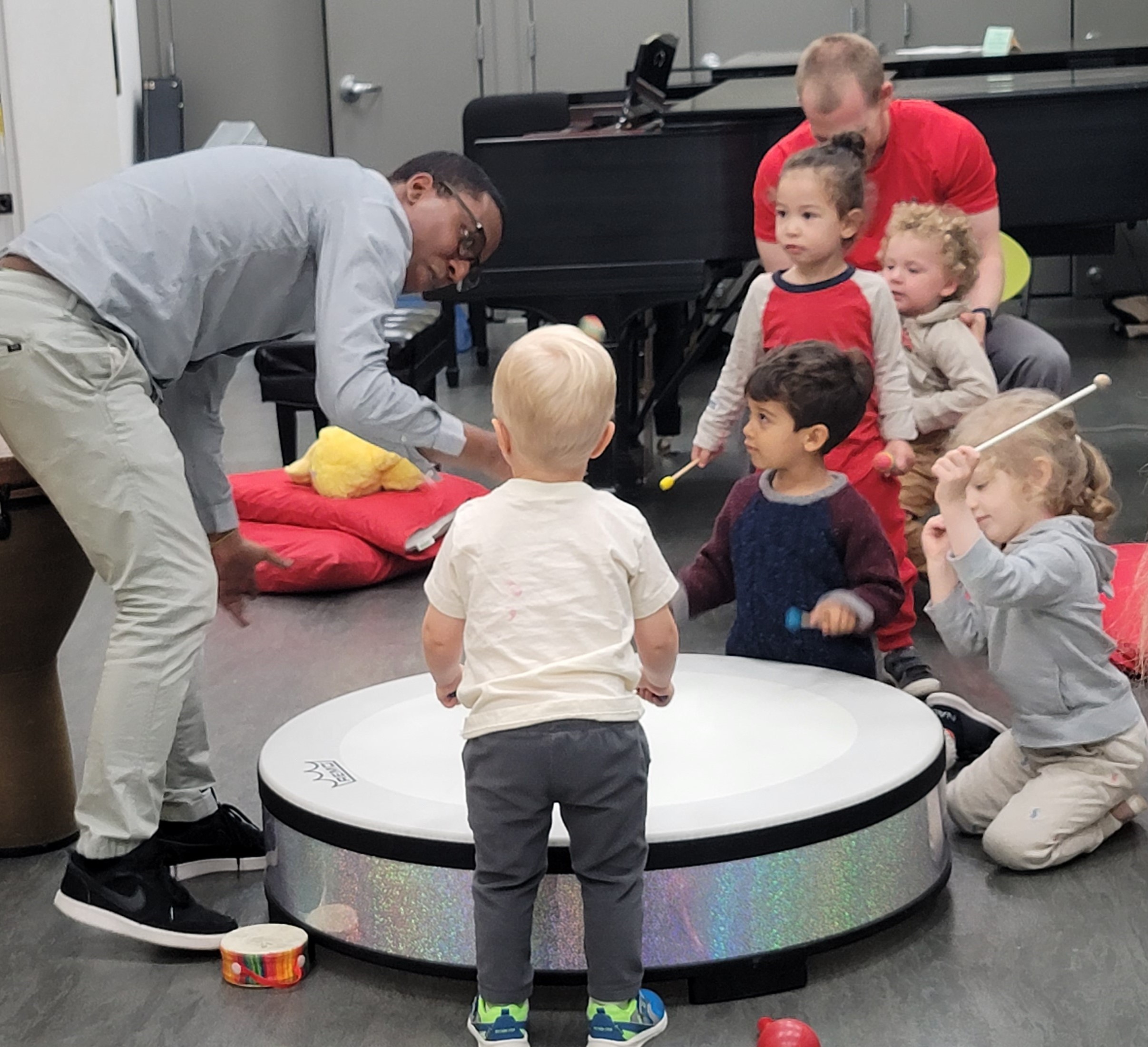 music class for babies and toddlers at the Washington Conservatory of Music