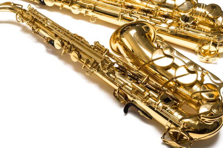 Saxophone Jazz instrument isolated