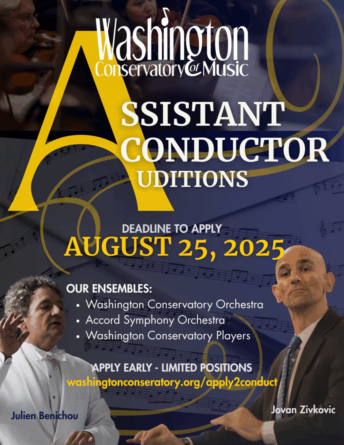Assistant Conductor Auditions – Now Accepting Applications - Washington ...