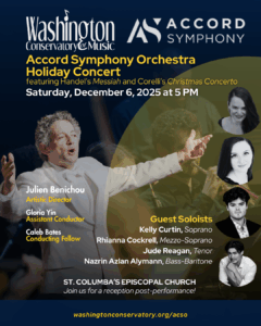 Accord Symphony Orchestra Holiday Concert featuring Handel’s Messiah and Corelli’s Christmas Concerto