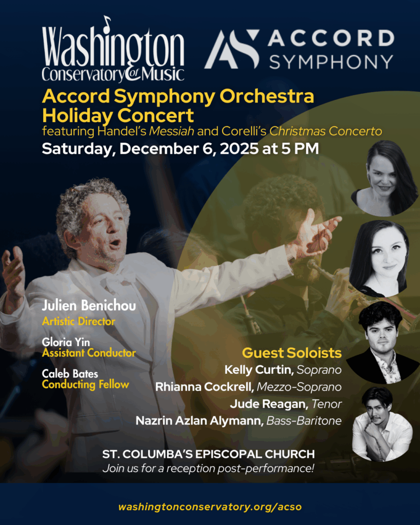 Accord Symphony Orchestra Holiday Concert featuring Handel’s Messiah and Corelli’s Christmas Concerto